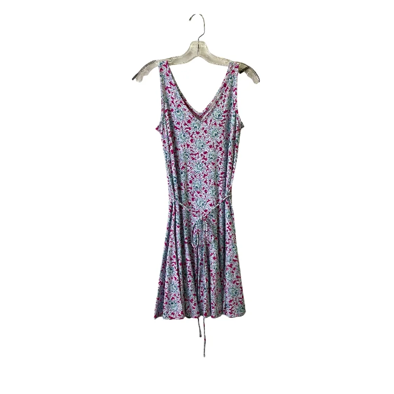 Dress Casual Short By Loft In Pink & Purple, Size:Mp