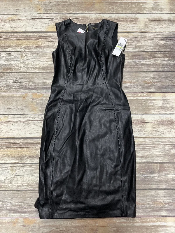 Dress Casual Midi By Calvin Klein In Black, Size: S