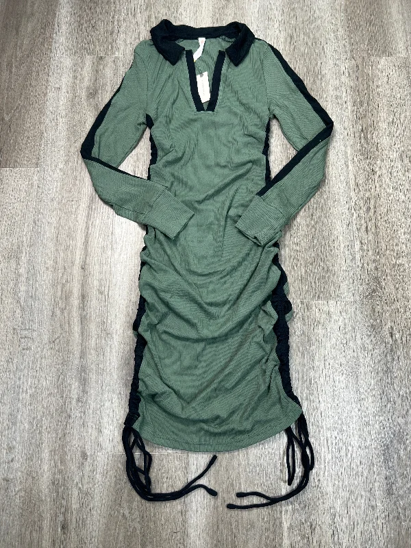 Dress Casual Midi By Daily Practice By Anthropologie In Green, Size: S