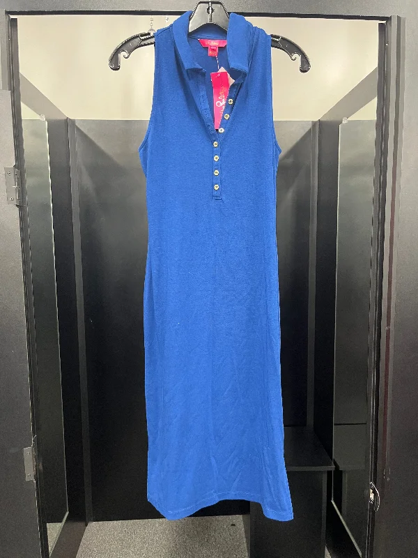 Blue Dress Casual Maxi Lilly Pulitzer NWT, Size S