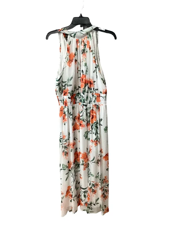 Floral Print Dress Casual Maxi Calvin Klein, Size 8