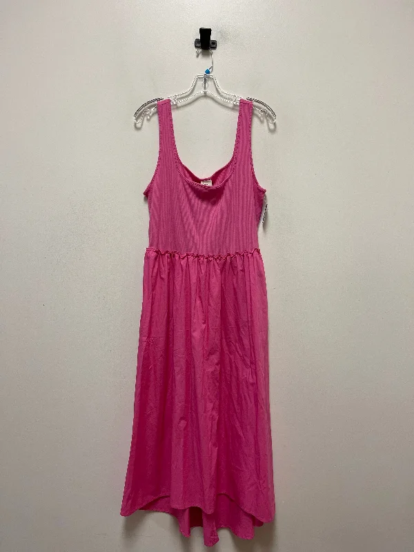 Pink Dress Casual Maxi A New Day, Size L