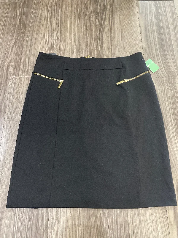 Black Skirt Designer Michael Kors, Size 12