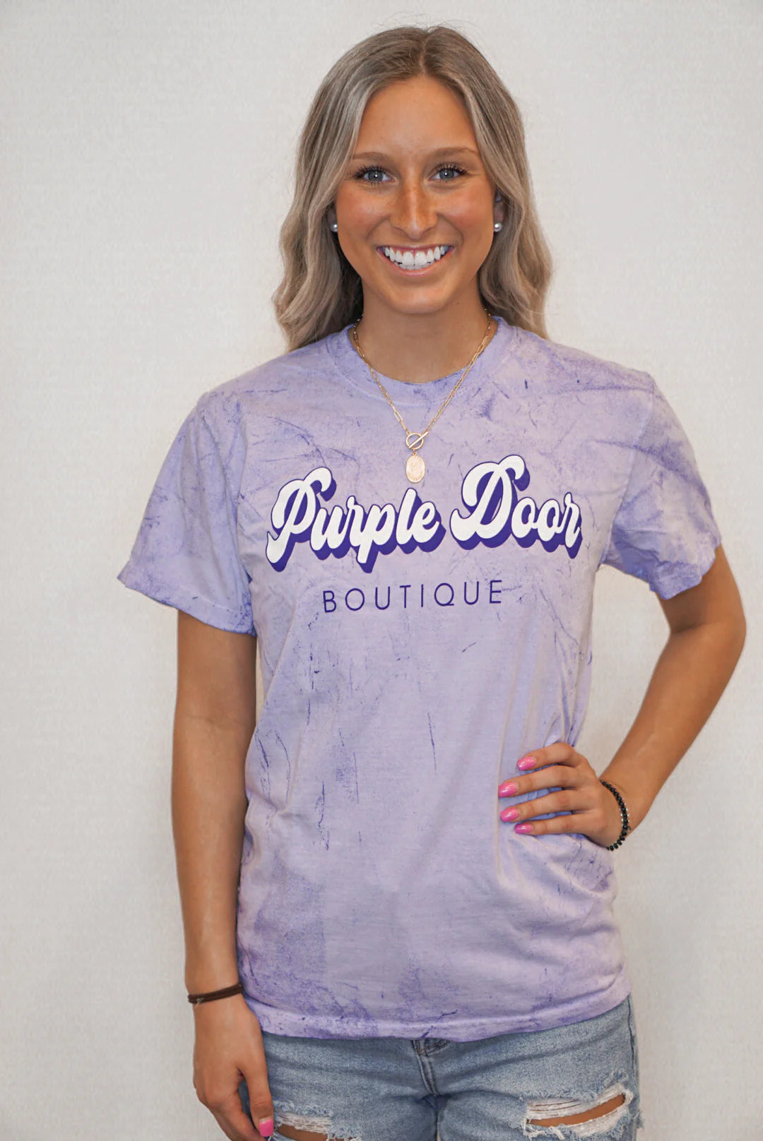 Purple Door Marble Purple T-Shirt