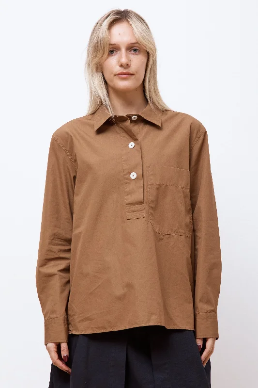 MHL Big Pocket Swing Shirt Tobacco