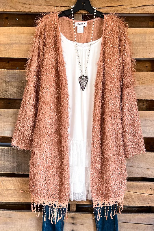 AHB EXCLUSIVE: When In Love Cardigan - Champagne