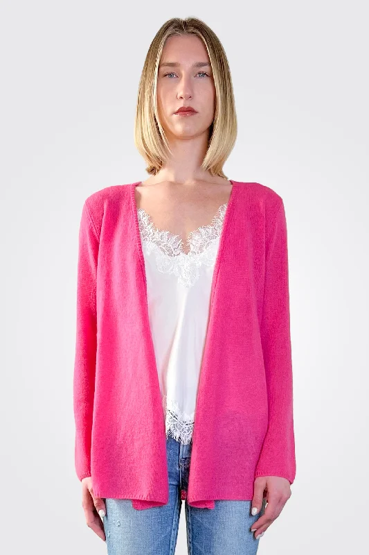 Cashmere Open Duster - Azalea