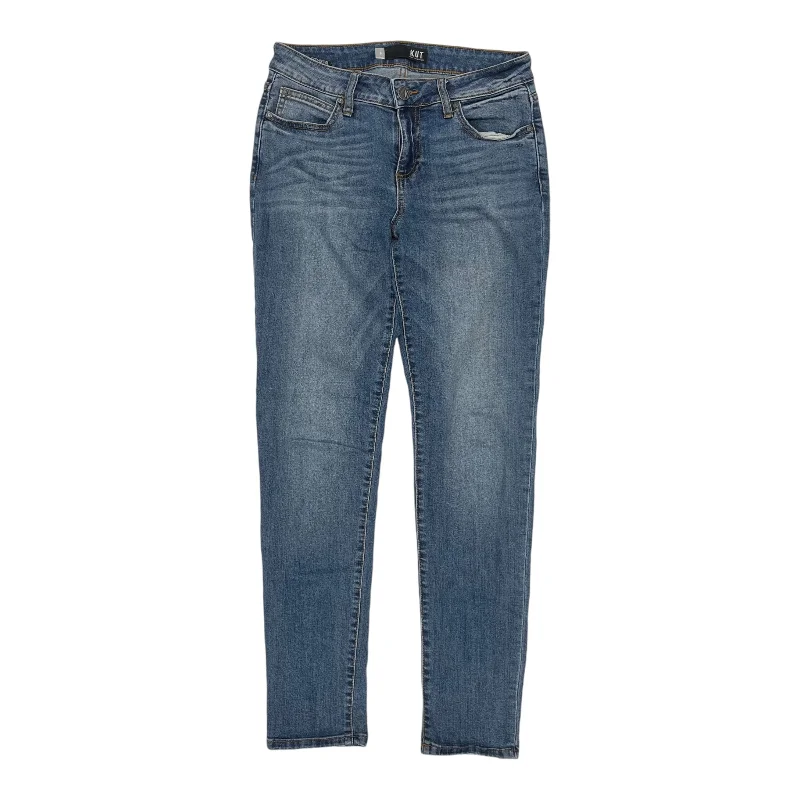 Jeans Skinny By Kut In Blue Denim, Size:6