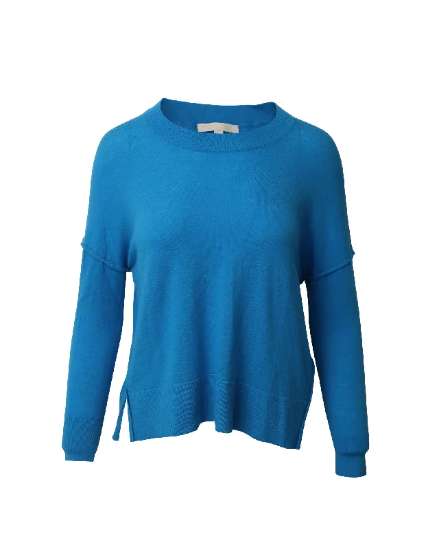 Maje Manoel Sweater in Blue Cashmere